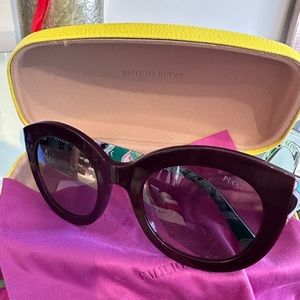 Pucci new never worn sunglasses, beautiful detail and colors